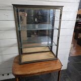 Old 19th century brass shop window