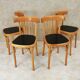 Lot de Chaises Fischel des années 30