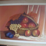 painting on canva, fruits