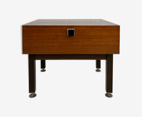 Teak bedside table 50s - 60s by CombinEurop