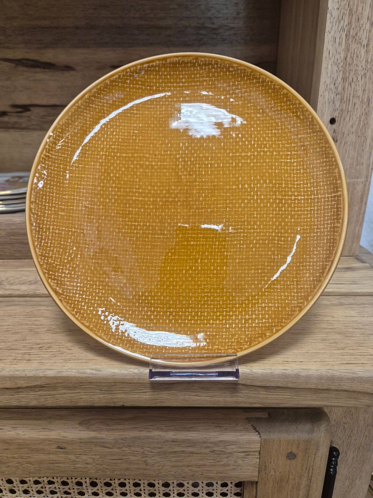 Assiette plate Miramar Salins miel