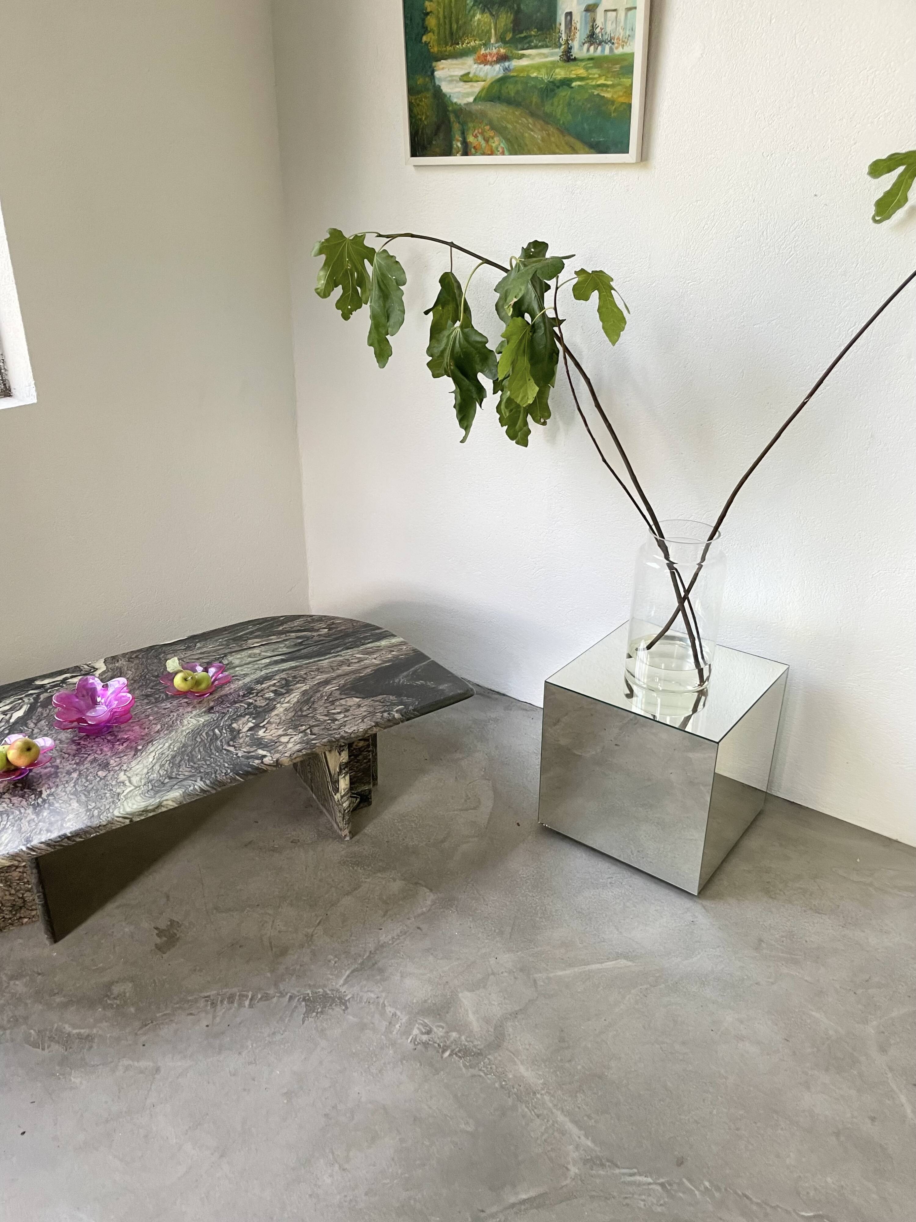 6 pop pink glass cups