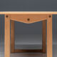 Coffee table in soap treated oak, carl malmsten, 1960's, sweden