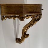 gilded wood console