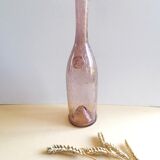 Biot bubble glass bottle