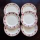 6 vintage ironstone dinner plates from Céranord Saint-Amand - Monique