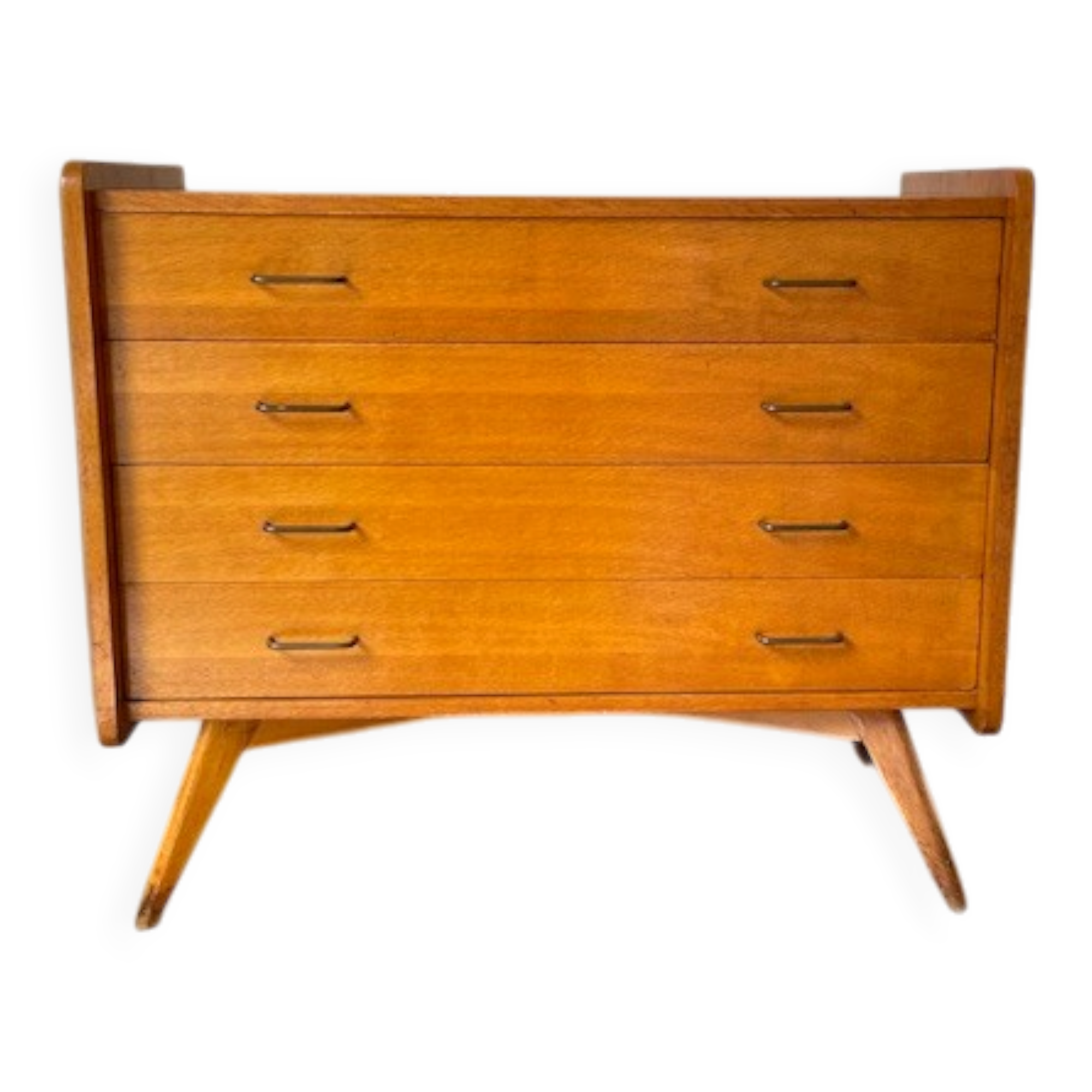 Vintage compass feet commode
