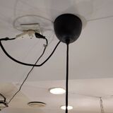 Lampara de techo Amarilla, Vetreria Vistosi, Murano crystal, 70's – Ital