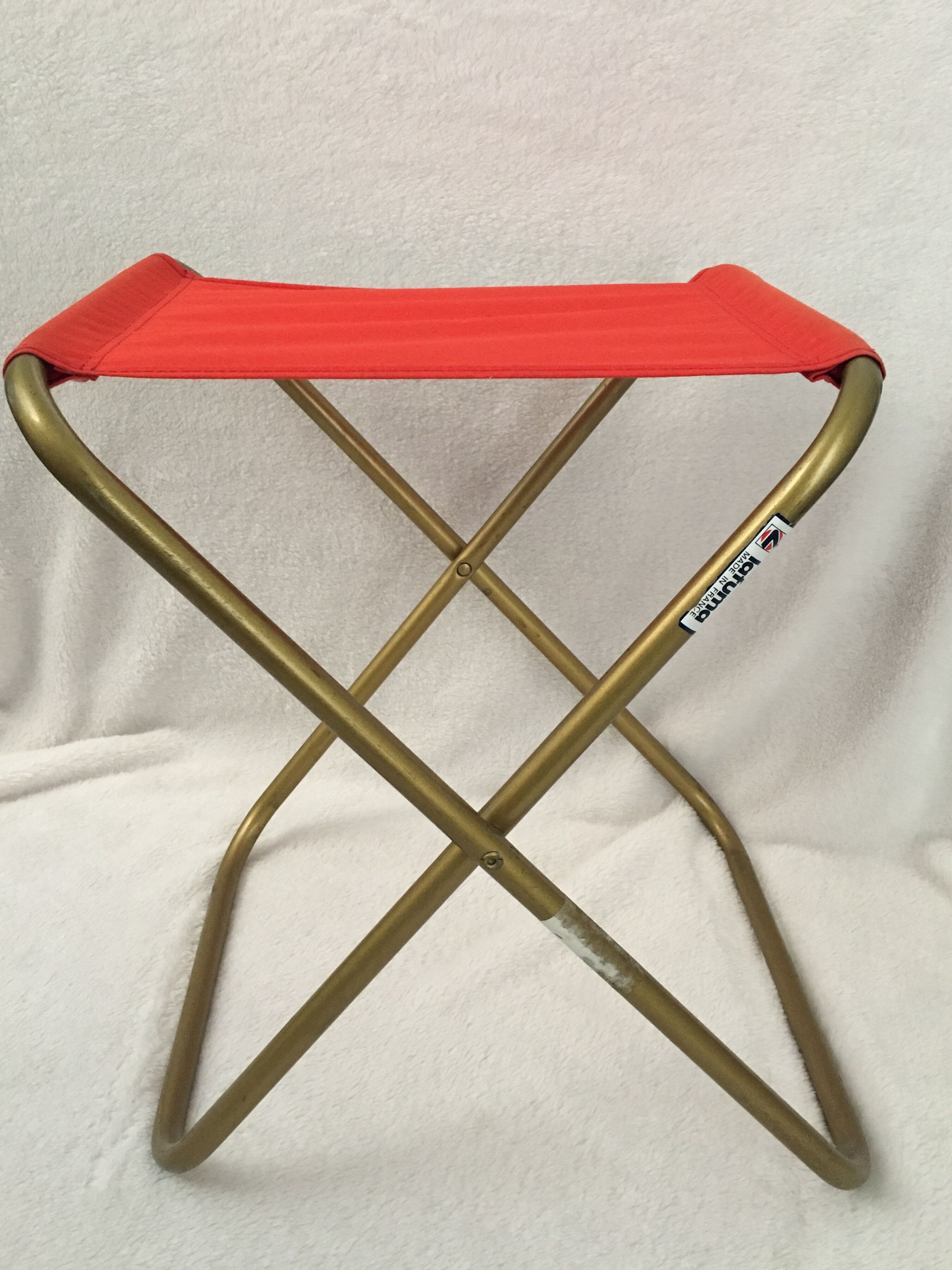 Pair of folding lail Lafuma stools