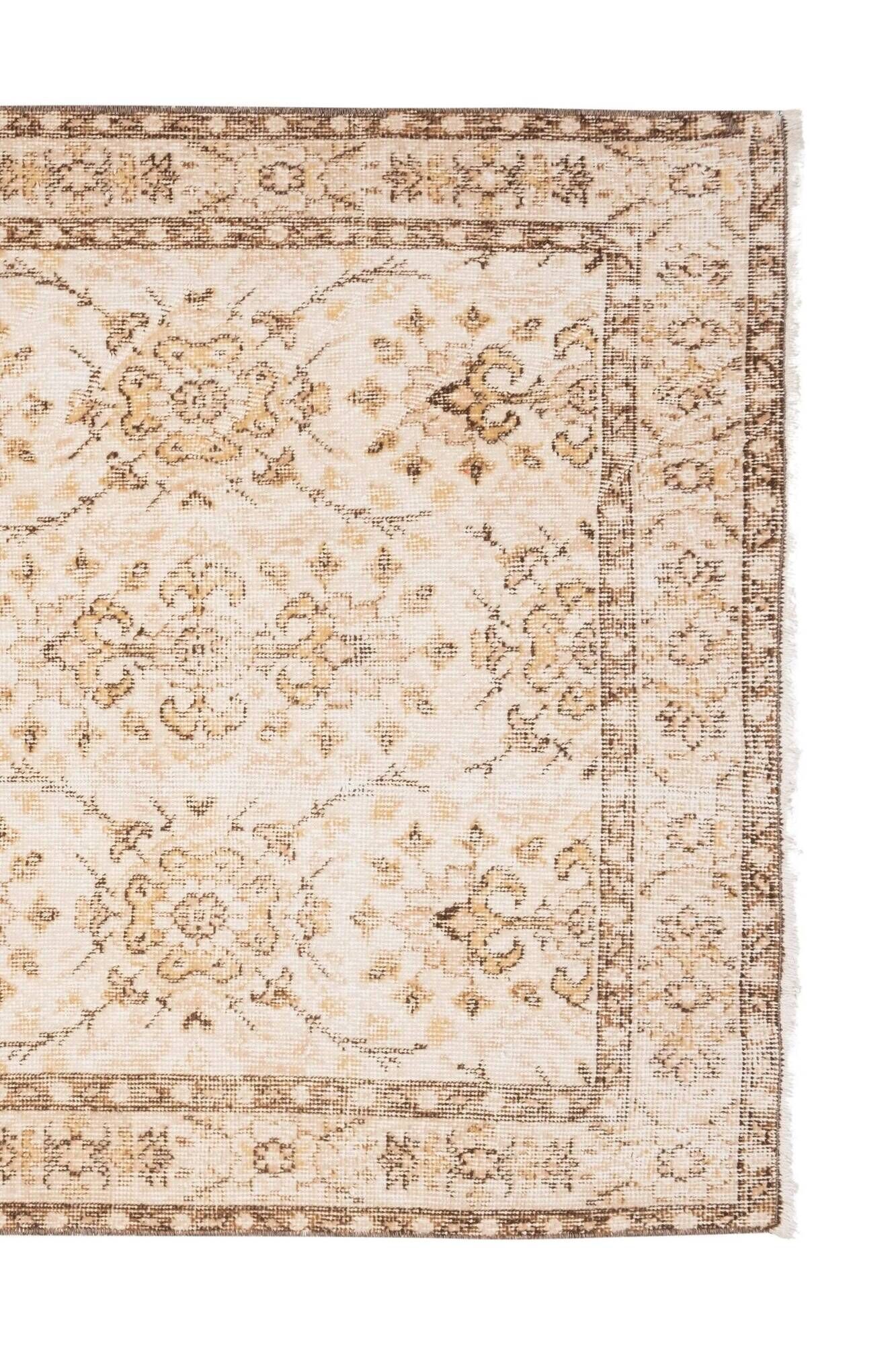 Vintage handmade Turkish rug 117x211 cm