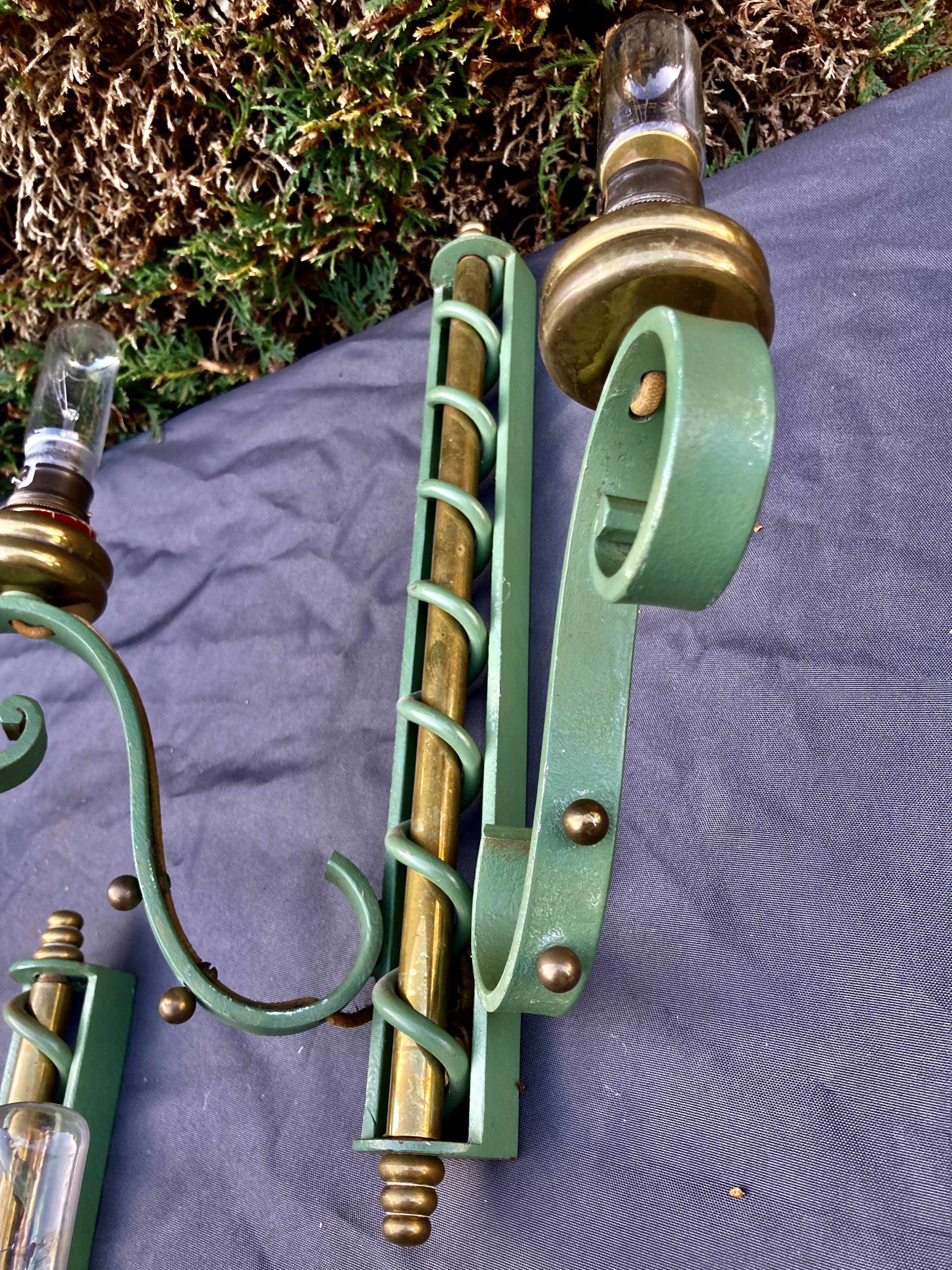 Pair of wall lamps 1940/1950