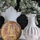 Antique medallion painting