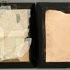 Pair of miniature period restoration couple man frock coat early nineteenth