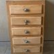 Vintage 5-drawer chest of drawers from 1950 in wood