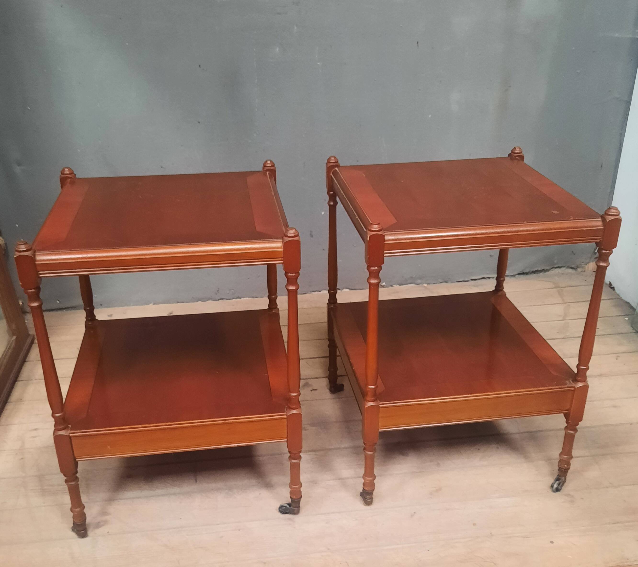 Pair of side tables