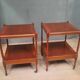 Pair of side tables