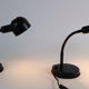 Paire de lampes de chevet réglables vintage, Veneta Lumi