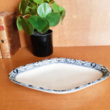 Dish in earthenware of Salins model François 1er