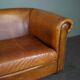 Beautifully colored 2.5-seater cowhide sofa