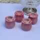 Pink flower candle holder