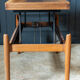 Scandinavian coffee table Smorrebrod with extendable system