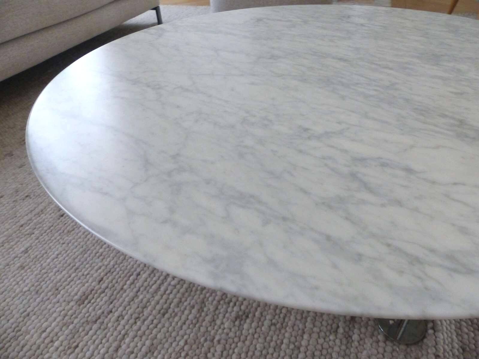 Grasshopper Coffee Table Statuarietto Marble Knoll - Piero Lissoni