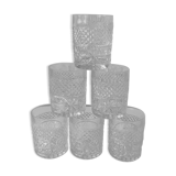 Selency x Monoprix Croisé Laroche whisky glasses