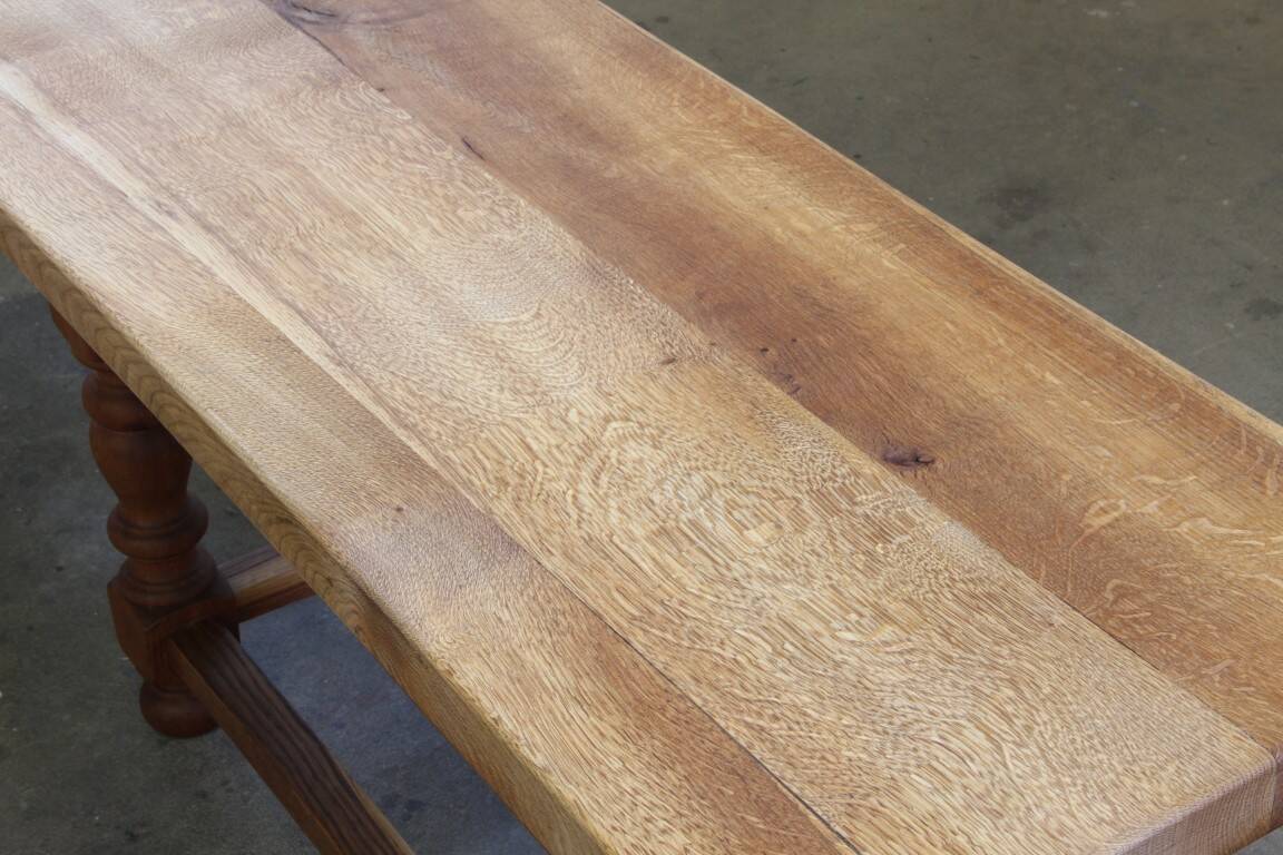 Early 20th century Danish Baroque coffee table solid oak