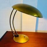 Vintage modernist Kaiser Dell brass lamp 1960s