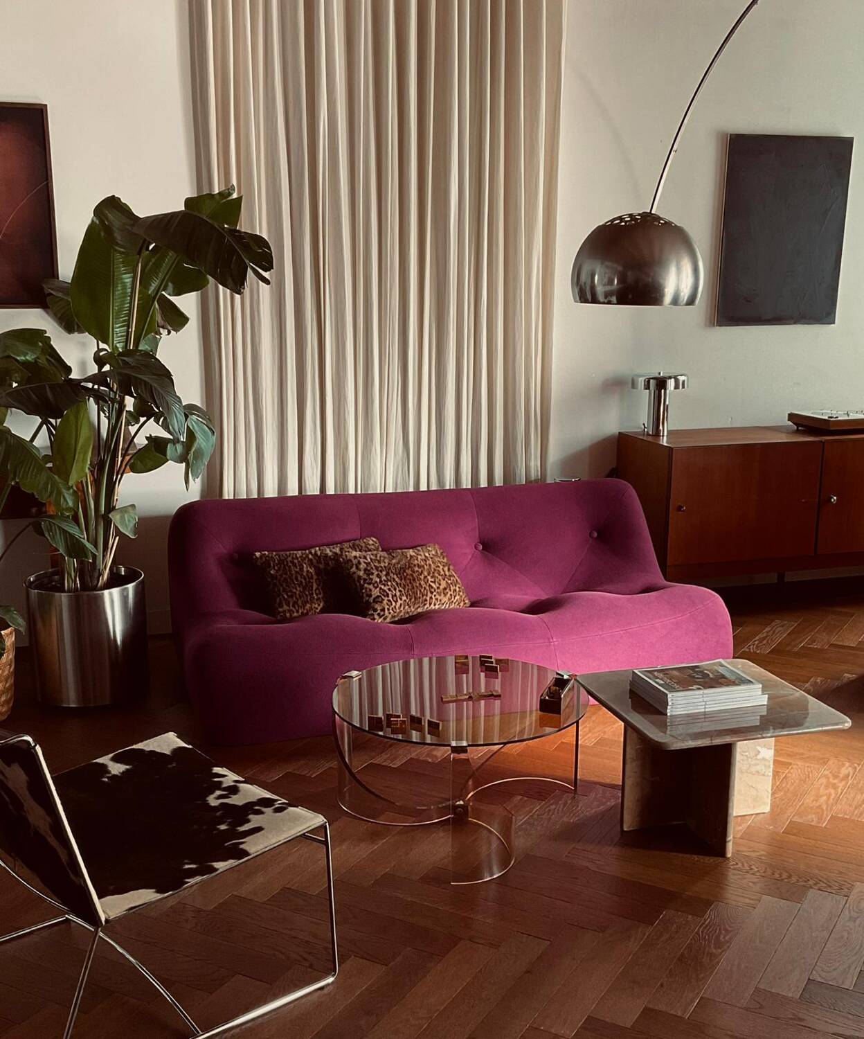 Kali 3-seater sofa ligne roset michel ducaroy vintage