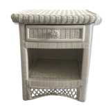 Table de chevet en rotin