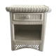 Table de chevet en rotin