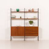 Italian vintage free standing wall unit or room divider by IMB , 1970s