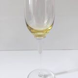 Set of Six Colorful Murano Blown Glass Wine Glasses, Italy 1980s