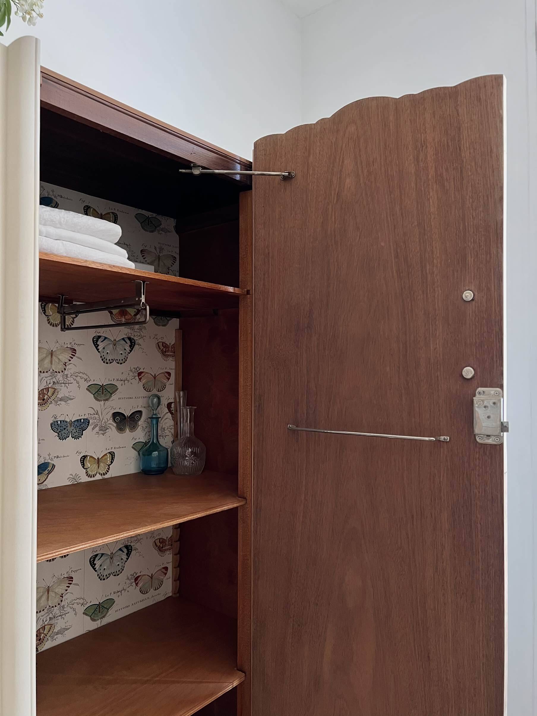 English Art Deco wardrobe