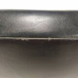 Fauteuil pivotant skaï vintage