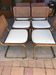 6 chaises cesca Marcel Breuer Italie 1970