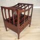Mid 20th Century Walnut Magazine Rack, 1950s