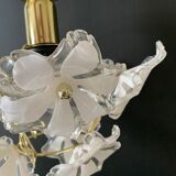 Lustre fleurs blanches