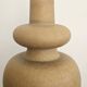 Large vintage textured ceramic lamp – totem design