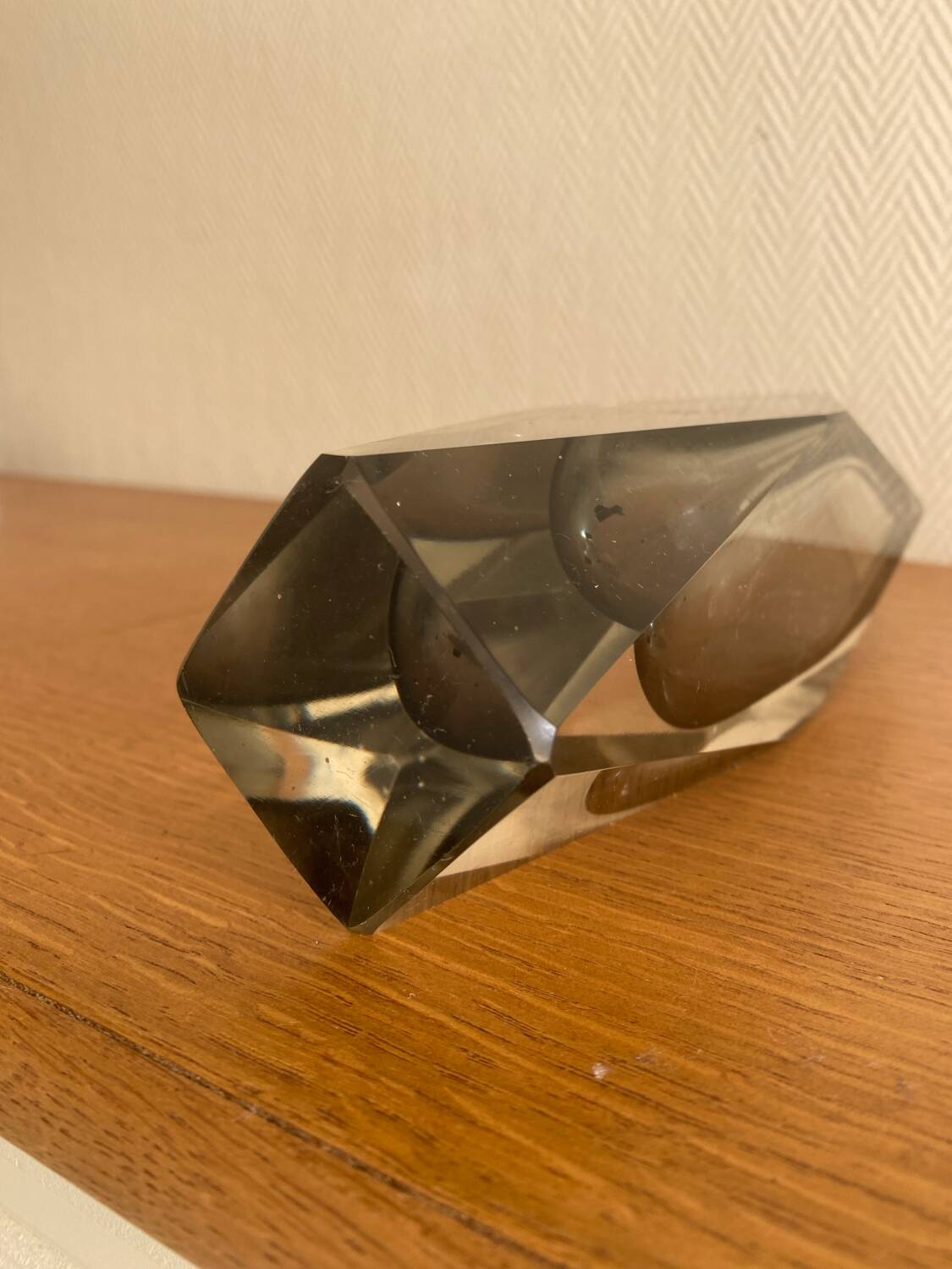 Vase murano sommerso Flavio Poli 60s