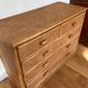 Commode rotin et cannage