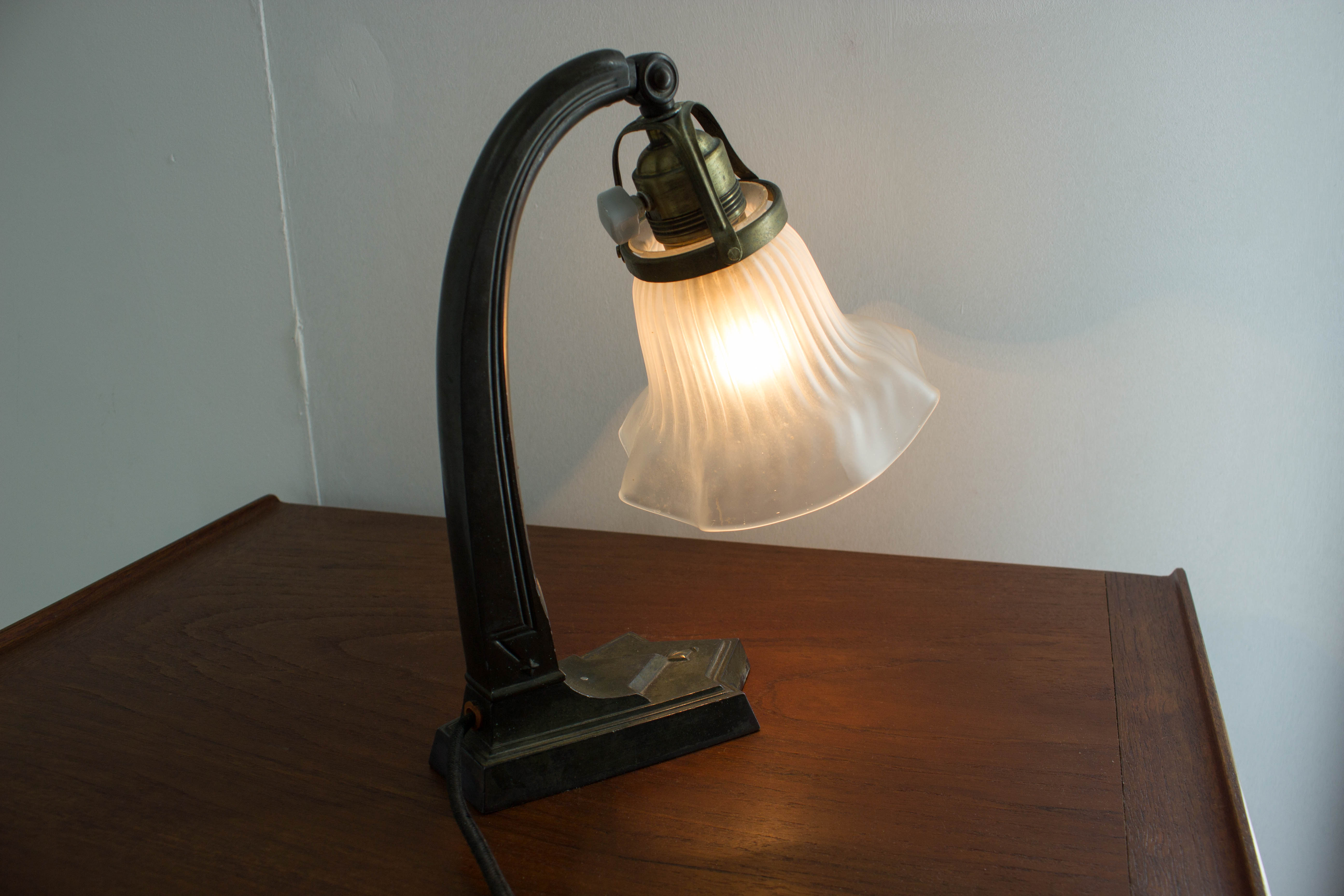 Lampe de table art nouveau années 1910