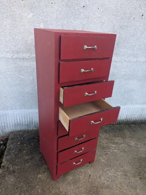High chest of drawers, tallboy
