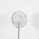 Lampadaire vintage italien "eye" en chrome, verre de Murano et marbre, 1970s