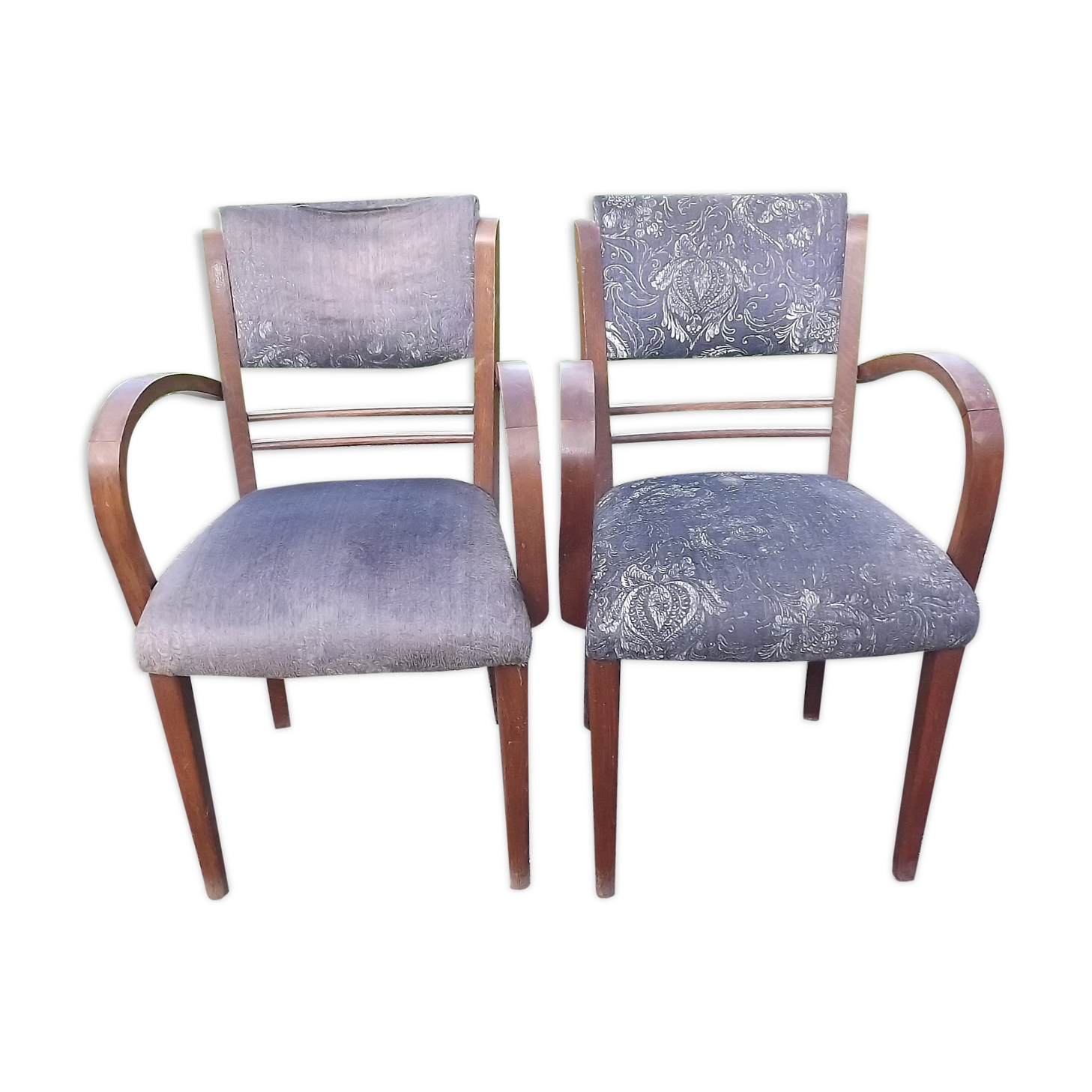 Paire de fauteuils bridge des années 30