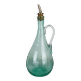 Farinelli Biot bubbled glass oil bottle