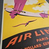 FARMAN AIRLINES poster - Albert Solon