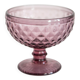 Vintage purple glass sugar bowl from the mid-century, Italy, 1960s.