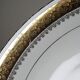 Vintage deep plate in gilded Limoges porcelain, ADP L Royal